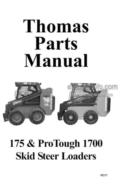 thomas 1700 skid steer|thomas skid steer parts lookup.